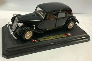 【送料無料】ホビー 模型車 車 レーシングカー シトロエンネグロburago 1501 124 citroen 15cv ta 1938 negro