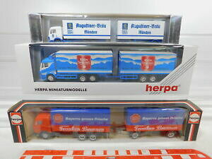 【送料無料】ホビー 模型車 車 レーシングカー #メルセデストラックミントca3000,5 3x herpa 187 h0 camion mercedes augustins 080002 811327 ,mint