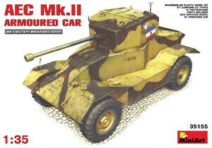 �y���������z�z�r�[�@�͌^�ԁ@�ԁ@���[�V���O�J�[ �v���X�`�b�N���f���L�b�gaec mk2 armoured car 135 plastic model kit miniart