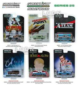 【送料無料】ホビー　模型車　車　レーシングカー シリーズバスセットgreenlight hollywood series 25 complete set of 6 cars 44850 164 greenlight