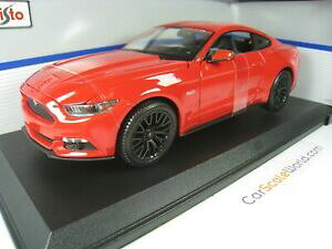 【送料無料】ホビー 模型車 車 レーシングカー フォードムスタングford mustang gt 2015 118 maisto red