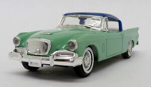 �y���������z�z�r�[�@�͌^�ԁ@�ԁ@���[�V���O�J�[ �X�P�[���V���o�[�z�[�Nsolido 143 scale 4705 1957 studebaker silver hawk greenblue