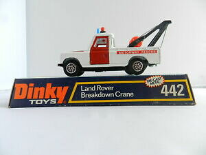 yzzr[@͌^ԁ@ԁ@[VOJ[ h[o[N[dinky toys 442 land rover breakdown crane