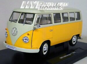 �y���������z�z�r�[�@�͌^�ԁ@�ԁ@���[�V���O�J�[ �t�H���N�X���[�Q���o�X�x�[�W��welly 118 1963 volkswagen t1 bus moule jaunebeige 18054