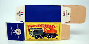 yzzr[@͌^ԁ@ԁ@[VOJ[ }b`zC[N[matchbox rw 30 c 8 wheel crane originaux e1 box top