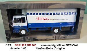yzzr[@͌^ԁ@ԁ@[VOJ[ {bNXgbNn 22 berliet gr 260 frigorifique stenval camions dautrefois 143 neuf boite