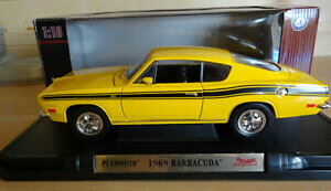 yzzr[@͌^ԁ@ԁ@[VOJ[ XP[v}Xo[_road signature echelle 118 plymouth barracuda 1969 ref92178 boxed