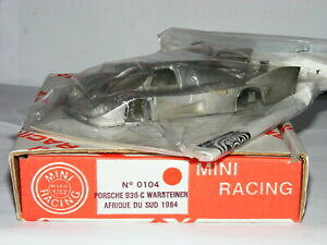 �y���������z�z�r�[�@�͌^�ԁ@�ԁ@���[�V���O�J�[ �~�j���[�V���O�|���V�F�L�������z���C�g���^���L�b�gmini racing porsche 0104 936c warsteiner 1983 kyalami 15 white metal kit 143