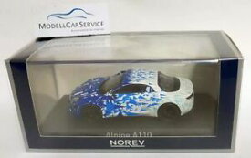 【送料無料】ホビー　模型車　車　レーシングカー アルパインバージョンテストnorev 143 517863 alpine a110 2017, blanc et bleu version d’ essai lim