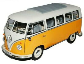 【送料無料】ホビー　模型車　車　レーシングカー フォルクスワーゲンフォルクスワーゲンオレンジイエローサンバホワイトバスモデルvw volkswagen t1 orange jaune blanc samba bully bus 19501967 118 welly modele