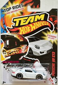 【送料無料】ホビー　模型車　車　レーシングカー ホットホイールチームトップポルシェグアテマラホワイトhot wheels equipe 2012 haut rides porsche 911 gt2 blanc avec