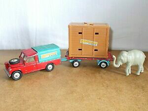 yzzr[@͌^ԁ@ԁ@[VOJ[ re[Wh[o[Zbgvintage 143 corgi toys gift set gs 19 chipperfields land rover amp; elephant 60s