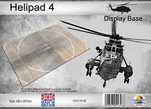 �y���������z�z�r�[�@�͌^�ԁ@�ԁ@���[�V���O�J�[ �X�P�[���L�b�g�w���|�[�gcoastal kits echelle 148 heliport 4 display base