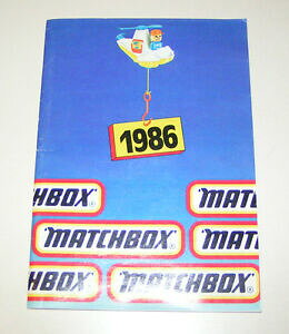 yzzr[@͌^ԁ@ԁ@[VOJ[ }b`hCctH[}bgmatchbox katalog allemand question 1986 dans format din a5