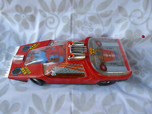 yzzr[@͌^ԁ@ԁ@[VOJ[ XpC_[}[[gRg[rare voiture spiderman reel 1980 bonne etat sans la telecommande marvel