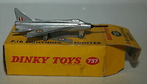 �y���������z�z�r�[�@�͌^�ԁ@�ԁ@���[�V���O�J�[ dinky jouets non 737 anglais electrique p1b lightning de combat repro pointe