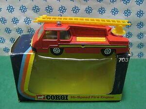 yzzr[@͌^ԁ@ԁ@[VOJ[ re[WOAe}CMXvintage corgi toys 703 fire engine made in gt britain 1975