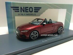 yzzr[@͌^ԁ@ԁ@[VOJ[ lIXP[fAEfB[hX^[JuIA[gneo scale model 143 audi tts roadster cabriolet 2014 red met art 46410