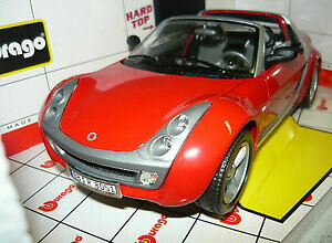 yzzr[@͌^ԁ@ԁ@[VOJ[ X}[g[hX^[bburago 34099, smart roadster, rouge, 118, neuamp;ovp