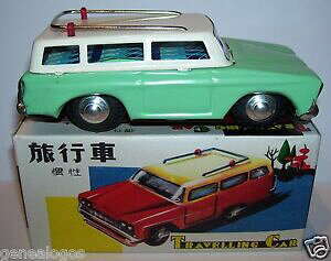 �y���������z�z�r�[�@�͌^�ԁ@�ԁ@���[�V���O�J�[ �T�C�����{�b�N�Xjouet tole travelling car friction amp; siren china 1960 ref mf731 original box a