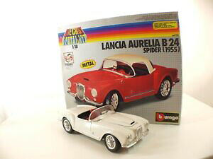 �y���������z�z�r�[�@�͌^�ԁ@�ԁ@���[�V���O�J�[ �L�b�g�����`�A�A�E�����A�N���{�b�N�Xbburago metal kits lancia aurelia b24 spider 55 118 en boite boxed mib