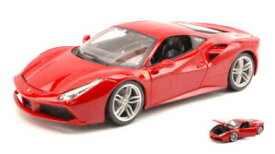 【送料無料】ホビー　模型車　車　レーシングカー フェラーリモデルferrari 488 gtb 2015 red 118 model 16008r bburago