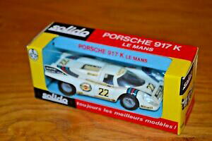 yzzr[@͌^ԁ@ԁ@[VOJ[ Be[W{bNX|VF}vintage 143 cret solido porsche 917k le mans; no 198; tres bon etat