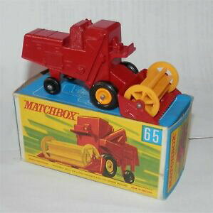 yzzr[@͌^ԁ@ԁ@[VOJ[ }b`^Cv{bNXIIWi1960 s matchbox lesney 65 moissonneusebatteuse type g type box original
