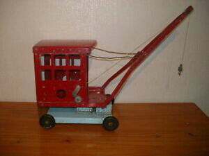 yzzr[@͌^ԁ@ԁ@[VOJ[ rbOre[WX`[RNVN[bien aime gros vintage pressed steel triang toy grue collection