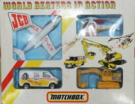 【送料無料】ホビー　模型車　車　レーシングカー マッチトランジットmatchbox 1990 s jcb transit set
