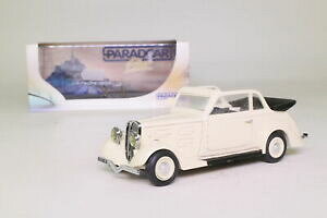 yzzr[@͌^ԁ@ԁ@[VOJ[ vW[JuIparadcar p155; 1935 peugeot 401d cabriolet; blanc casse; excellent boxed