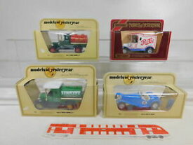 【送料無料】ホビー　模型車　車　レーシングカー ＃マッチモデルペプシフォードライリーボックスca1841 4x matchbox 13 5 modele y12 pepsi y3 ford t riley, sg box