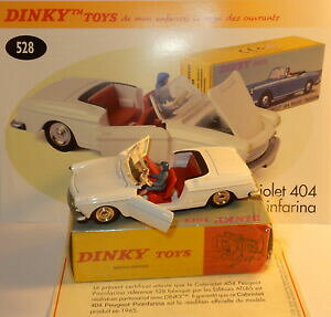 【送料無料】ホビー 模型車 車 レーシングカー アトラスプジョーカブリオレホワイトボックスオンdinky atlas peugeot 404 cabriolet pininfarina blanche ref 528 in box