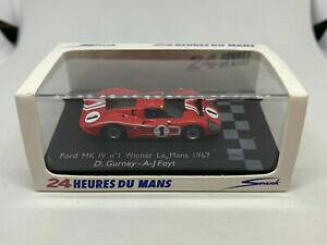 �y���������z�z�r�[�@�͌^�ԁ@�ԁ@���[�V���O�J�[ �X�p�[�N�t�H�[�hospark 187 ford mk iv no1 winner lm 1967