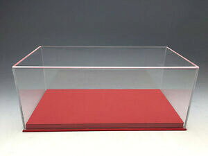 yzzr[@͌^ԁ@ԁ@[VOJ[ ANU[x[X`FbN{bNXI`FbN{bNXf acrylic display case show case with red pu leather base for 118 car model