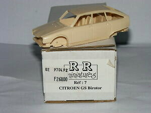 yzzr[@͌^ԁ@ԁ@[VOJ[ VgGLbgTl[r r miniatures ref7 1973 citroen gs birotor resine kit 143