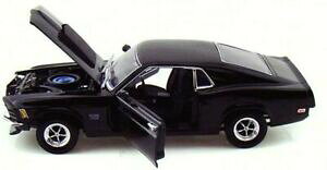 yzzr[@͌^ԁ@ԁ@[VOJ[ tH[hX^O{XubNfford mustang boss 429 1970noir, motormax modele 118 voiture