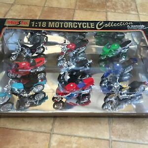 yzzr[@͌^ԁ@ԁ@[VOJ[ I[goCRNVJ[Zbgmaisto voiture de collection motocycle collection 118 1998, tres rare set, nouveau