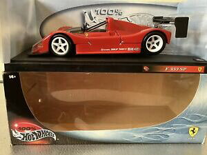 �y���������z�z�r�[�@�͌^�ԁ@�ԁ@���[�V���O�J�[ �t�F���[���_�C�J�X�ghotwheels f333 sp ferrari 2000 diecast 118 ex cond boxed