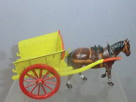 【送料無料】ホビー　模型車　車　レーシングカー ビンテージモデルカートvintage britains model 4f tumbrel cart amp; cheval