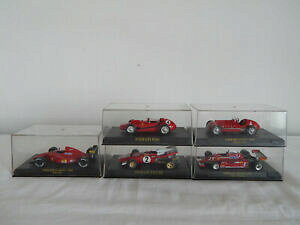 yzzr[@͌^ԁ@ԁ@[VOJ[ ~j`AJ[tF[5 voitures miniatures ferrari 143 eme de 1950 a 1990