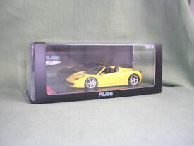 【送料無料】ホビー　模型車　車　レーシングカー フェラーリスパイダーferrari f458 spider jaune 143 fujimi fmj124321