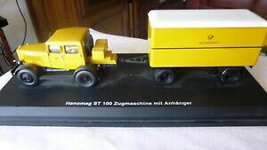 yzzr[@͌^ԁ@ԁ@[VOJ[ g[[{bNXfexceptionnel schuco 143 hanomag st 100 avec remorque tres bon etat sans boite