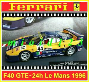 �y���������z�z�r�[�@�͌^�ԁ@�ԁ@���[�V���O�J�[ �t�F���[�����}����143 ferrari f40 gte 24h le mans 1996 44 olofsson della noce rosenblad