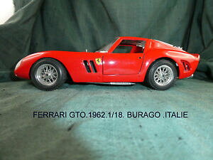 yzzr[@͌^ԁ@ԁ@[VOJ[ tF[C^Aferrari gto1962 118 burago italie