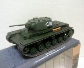 【送料無料】ホビー　模型車　車　レーシングカー ロシアkv1 135 armoured brigade tsimlianskaya russia 1942 143 altaya