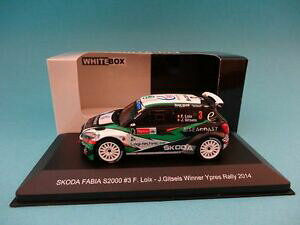 yzzr[@͌^ԁ@ԁ@[VOJ[ VR_t@rACNX[C[vlbg[Nskoda fabia s2000 3 floix 1st rally ypres 2014 143 ixo whitebox wbr021