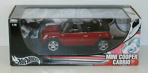 yzzr[@͌^ԁ@ԁ@[VOJ[ zbgzC[~jN[p[JuIhot wheels 118 b6048 mini cooper cabrio red