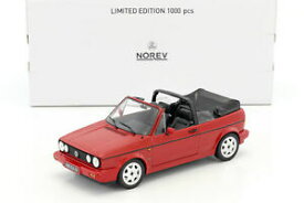 【送料無料】ホビー　模型車　車　レーシングカー フォルクスワーゲンフォルクスワーゲンゴルフvolkswagen vw golf i cabriolet annee 1992 rouge 118 norev