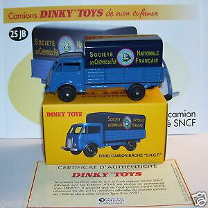 yzzr[@͌^ԁ@ԁ@[VOJ[ AgXtH[hgbN{bNXreedition dinky toys atlas ford camion bache sncf ref 25jb 158 in box